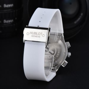 Hublot Geneve White Silicon Belt (AAA Grade)