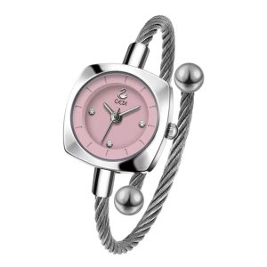 Gedi 62038-Silver Belt Pink Face