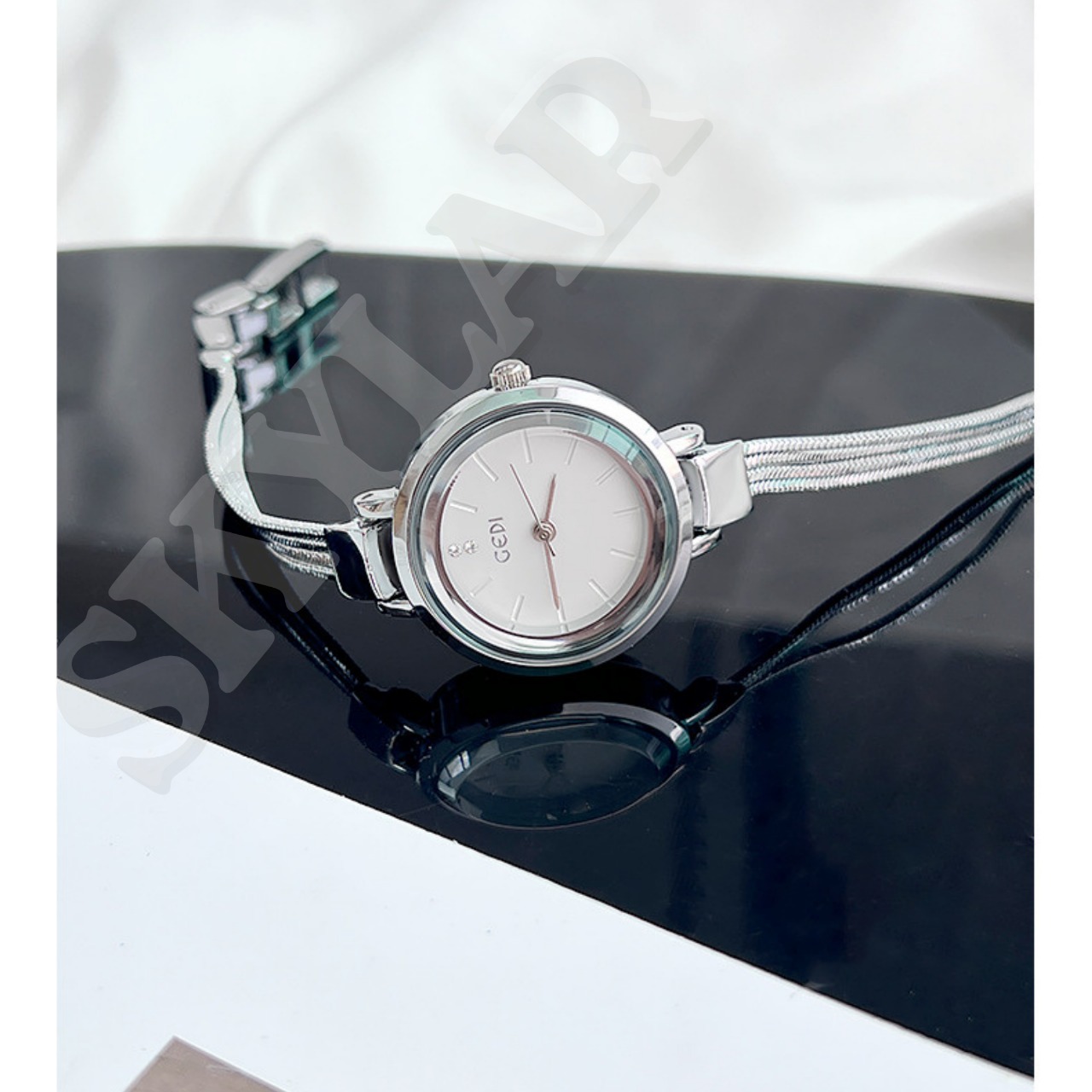 GEDI 6002 Silver Women Watch - Image 2